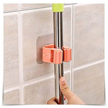 고무 부착식 마대 걸이 대걸레 욕실 청소도구 정리 밀대 물 걸레 거치대 벽 밀걸레 마대 봉 고정 홀더 마포 꽂이 매직 후크 스틱 빗자루 지팡이 행거