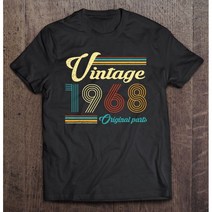 빈티지 1968 오리지널 부품 재미 있은 53rd 생일 남성 여성 티셔츠 탑 농구 체육관 티셔츠 탑 남성 셔츠 맞춤 인쇄