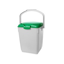 HDPE 잠금형 음식물쓰레기통 PCS-25L(25L) 음식물쓰레기수거함, 녹색