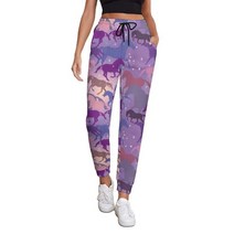 승마 바지 승마복 말패턴 장식 바지 여자 승마 멋진 미적 스웨트 봄 유행 그래픽 특대 선물, 19 style-18_05 2XL