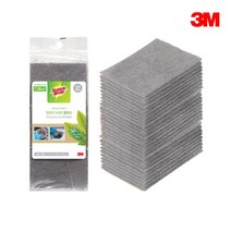 스카치브라이트 3M 원데이 수세미 플러스 리필 강력 30매