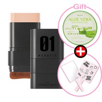 조성아 메가 핏 스틱 파운데이션SPF50+/PA++++ 사은품증정, 02 내추럴베이지+수딩젤+16핑거미니미러, 1개