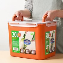 황토 원적외선 방출 누름 절임 신선보관 김치 밀폐용기, 20L