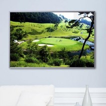 기타 바보사랑[꾸밈]골프의재미_중형메탈액자, 프레임/타입:그레이/1타입