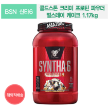 [BSN SYNTHA-6] 콜드스톤 크리미 프로틴 파우더 1.17kg 벌스데이 케이크, 벌스데이 케이크 1.17kg