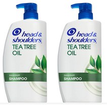 Head & Shoulders 티 트리 샴푸 2개입 Tea Tree Anti-Dandruff Shampoo 32.1 fl oz