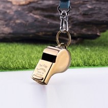 호신용 호루라기 목걸이 스포츠 야외 비상 생존 치어 리더 휘파람 농구 축구 배구 심판 코치 특별 휘슬, 황금