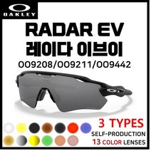 [자체제작] 오클리 레이다EV 패스/피치/어드밴서(OO9208/OO9275/OO9211/OO9442) 고글 호환/리필/스페어 렌즈, [편광] 브라운