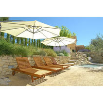 리스트 스타일 심플한 특대형 원형 폴딩파라솔 야외 카페 정원 홀딩파라솔 모던 감각 그늘막 햇빛가림 어닝, 원형 폴딩파라솔-화이트