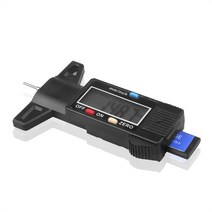 도막측정기 디지털 도막두께측정기 자동차 페인트 도장 측정기 자동차 타이어 마모 감지기 전자 버니어 캘리퍼스 자동 유형 마모 테스터 디지털 타이어 깊이 게이지 미터 마모 감지, 검은색