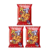 [우리집 맛집]카라멜콘 땅콩(대용량) 달달구리 대용량 회의 탕비실 유치원 어린이집 나들이 간식 크라운제과 125g 3개 가을 당충전 1세트, 15세트