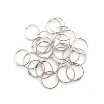 (마그피아) 카드링 20mm 수량선택 실버링 쇠링 고리링, 200개입X1갑