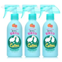 1+2 LG 온더바디 발을씻자 발각질제거 버블클렌져 코튼풋샴푸 발세정제 385ml x 3입, 레몬민트향