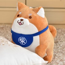 강아지인형 시바인형 애착인형 커플템 선물 인테리어, AB_20cm