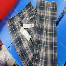 이안폴터디자인 바지 팬츠 체크, 싸이즈 .