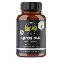 Biotiva 바이오티바 아가리쿠스 버섯 비건 120캡슐