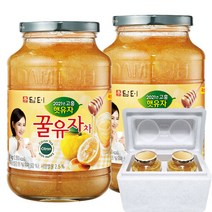 담터 햇유자차 1kg x2개+스티로폼 안전포장, 단품, 단품