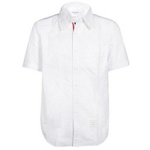 리본즈 톰 브라운 톰브라운 MWS239E 00139 100 히든 삼선 옥스포드 반팔 셔츠 MWS239E 0013 9100 (P001271534)