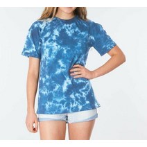 립컬 다이빙 슈트 스쿠버 여성 S/S 서프쉑 BOY TEE - 블루 XSmall NWT