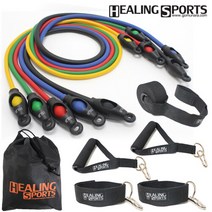 고무나라 튜빙밴드 5종세트 마스터 홈트 근력 운동 밴드 고무 라텍스 헬스 홈트레이닝 기구, 선택완료