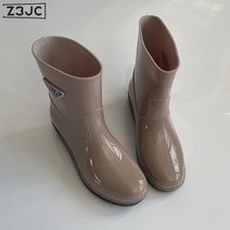 Z3JC 여성 코튼 쿠션 레인부츠
