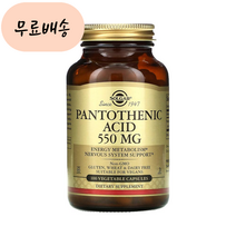 솔가 판토텐산 칼슘 550m.g 100개 부신호르몬, 1개, 100정