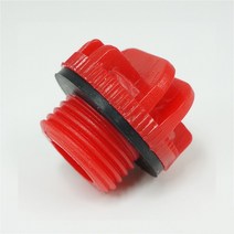 나사마개 메꾸라 / 빨강 손잡이형 플라스틱 플러그, 3/8인치 5개