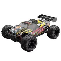 Starwayer RC카 50km/h 빅풋 트럭 고속 4WD 몬스터 드리프트 무선 차량 리모컨 고속 오프로드 완구 크롤러 보이즈, 배터리 1개