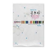 제이트리한지로 꽃보라 OA용지 15장 포지 포장 공예 OA 종이 세트 디자인 미술 다용도+jaytreㄷ, 선택_16_흰초록