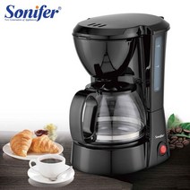 Sonifer-650W 가정용 전기 드립 커피 메이커 6 컵 차 포트 우유 선물 220V, 2.Drip Coffee Maker - UK