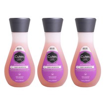 큐텍스 네일 폴리쉬 리무버 논-아세톤, 100ml, 3개