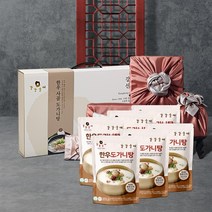 강강술래 한우 도가니탕 선물세트 500g 6팩, 단품