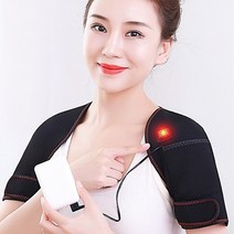 어깨 전기 온열기 오십견 관절 열선 찜질기 전기매트, 옵션_4, 2XL
