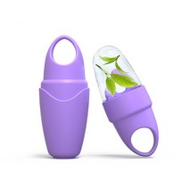 새로운 도착 스킨 케어 뷰티 도구 페이셜 롤러 실리콘 스 큐브 마사지 페이스 스 롤러 글로브 페이스 마사지 트리트먼트, 보라색