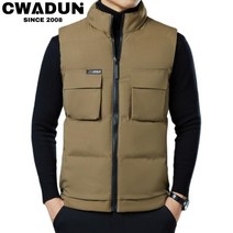 Cwadun 남자 다운베스트 스포츠조끼