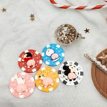 [퍼펙트캐디] 궁댕이칩마커5종1set 골프볼마크 필드용품 티걸이티홀더