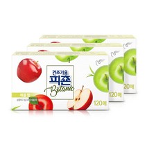 피죤 건조기용 드라이시트 보타닉 애플밤 120p, 3개