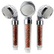 알카리 이온수기 샤워 헤드 필터 물 ionizer 욕실 도구 휴대용 스파 홈 뷰티 분무기 스프링클러 샤워 헤드 물 절약 샤워 노즐, 없음