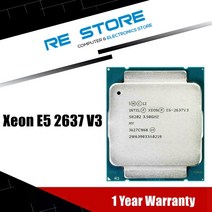컴퓨터 노트북 CPU 인텔 제온 e5 2637 v3 프로세서 3.5ghz 쿼드, 없음