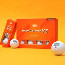 넥센 슈퍼 디스턴스V2 무광화이트 고반발 골프공, 상세설명 참조, 슈퍼 디스턴스 V2 화이트