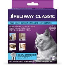 Feliway 클래식 30일 스타터 키트 고양이용 카밍 디퓨저