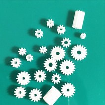 웜기어 베벨기어 톱니바퀴 21 종류 플라스틱 샤프트 기어 그룹 1 모터 톱니 축 세트 1mm 2mm 구멍 직경 셀, 10 142A_01 2pcs of gears