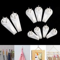 핀고정 벽후크 행거 주방 욕실 행주 액자 걸이 고리, 사이즈, 대(2P)
