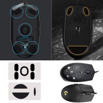 로지텍 마우스피트 논슬립발판G100 G102 G400 MX518, 01.로지텍 G100 마우스 피트