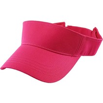 선바이저 모자 플레인 면 조절 가능한 여름 골프 남성 여성 블랙. 455286, Hot Pink