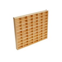 미니카 토미카 장식장 수납장 진열장 전시대 원목장식장 미니진열장 피규어장, 40칸 덮개 없음