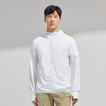 FANKE 여름낚시복 UPF50+ 바람막이 자외선 차단복 냉감 잠옷 여자 여름 자외선 남녀 공용, L, 남-옥석백