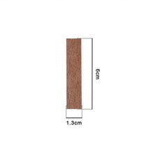 10pcs Sustainer 탭과 나무 양초 심지 DIY 촛불 금형 도구 용품 수제 실리콘 수지 코어, 13mmx60mm