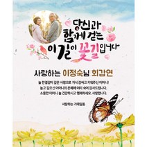 애드몬스터즈 환갑현수막(A013 당신과함께걷는 포토형)