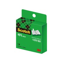 3M 스카치 매직 테이프 리필 (12X18), 단품